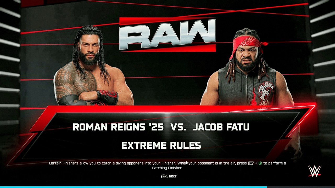 WWE 2K25 - Roman Reigns vs. Jacob | Fatu Tribal Combat For The Ula Fala