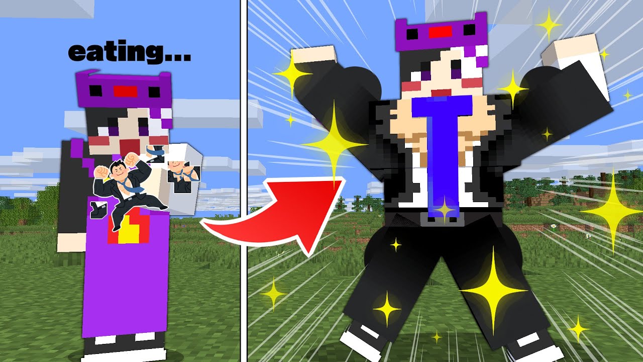 【マイクラ】食べたイラストやの能力が使える世界でエンドラ討伐!!【AMPTAKxCOLORS】【アンプタック】