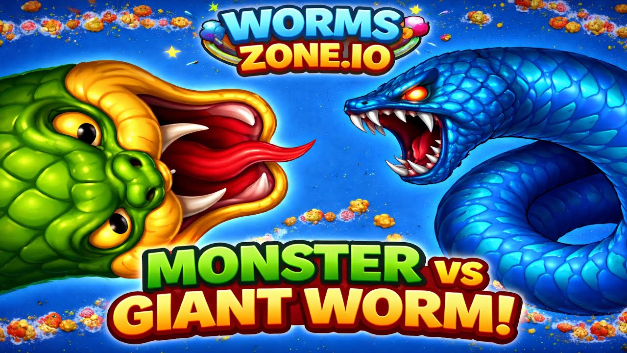 Monster vs ⚔️ Giant Worm fight😱