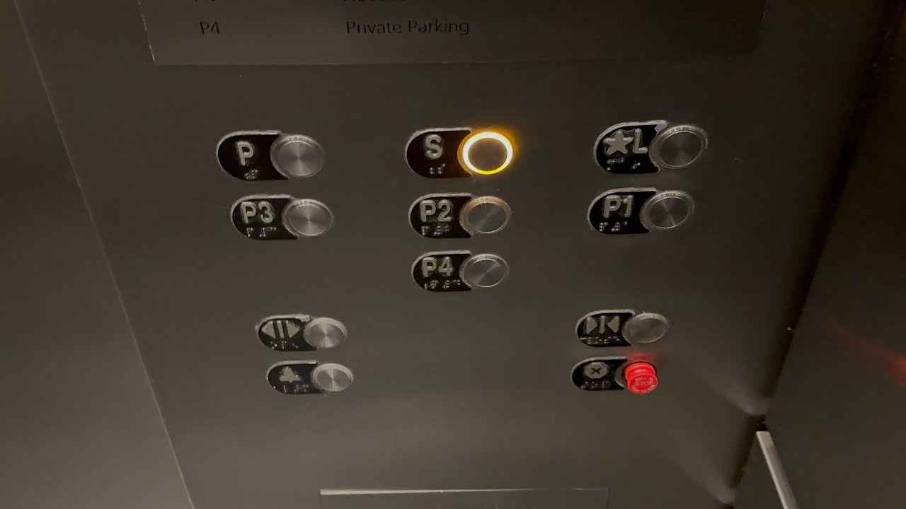 Otis Series 4 E411M Traction Elevators (Parking Levels) | Brookfield Place | Manhattan NYC, New York