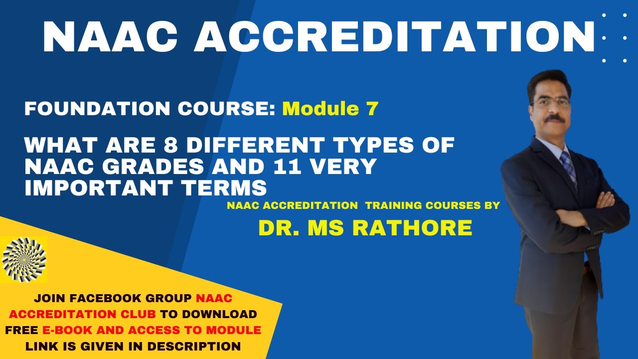 What are NAAC Grades and few very important Terms.