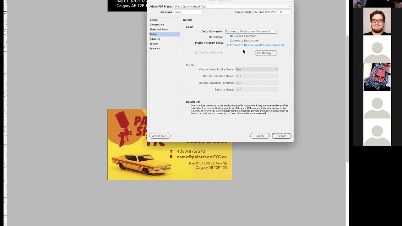 InDesign &ndash; Business Cards: Press-Ready PDF Tutorial