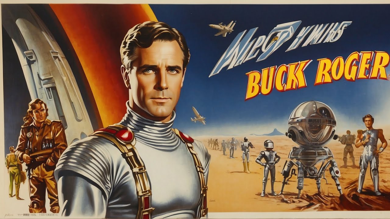 Buck Rogers 1939 colorized serial feature (Buster Crabbe)
