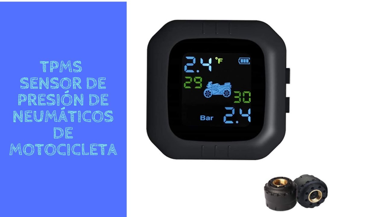 TPMS Sensor de Presión de Neumáticos de Motocicleta TPMS Inalámbrico a Prueba de Agua #tpms