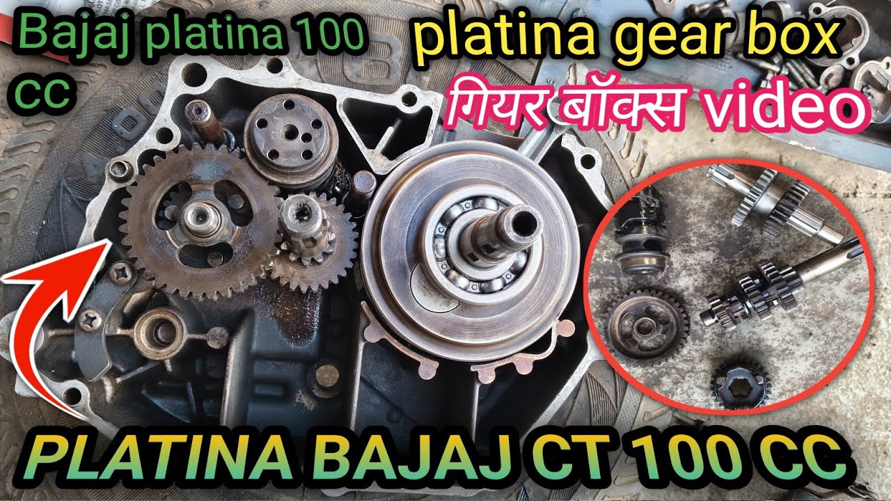 “Bajaj Platina 100cc Full Engine Overhaul | Gear Box Opening & Fitting Step-By-Step|Mechanic Special