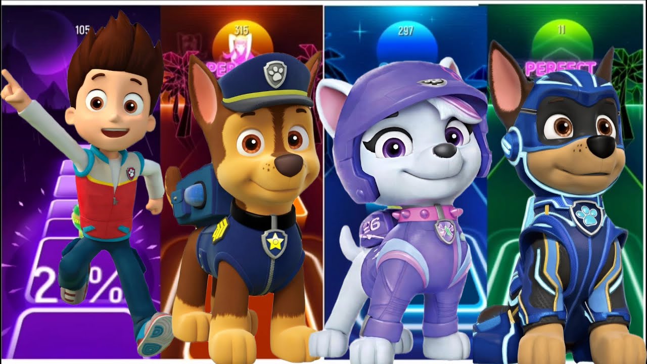 Paw Patrol in a Music Jump World 🌍