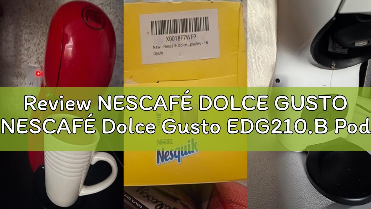 Review NESCAFÉ DOLCE GUSTO NESCAFÉ Dolce Gusto EDG210.B Pod Coffee Machines Piccolo Coffee XS Manua