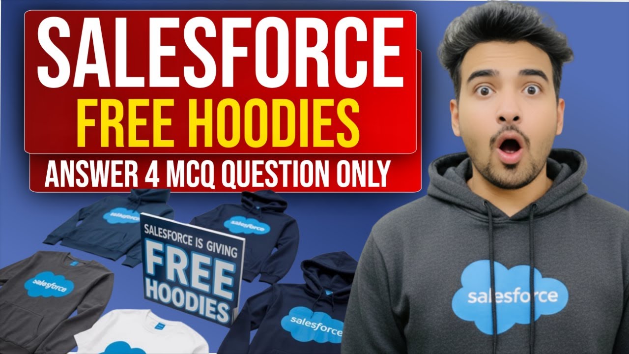 Salesforce Offers Free T-shirt Hoodie | Salesforce Trailblazer Quest 🚀 Anyone Can Apply