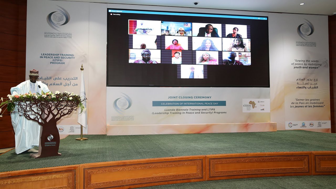 C&eacute;r&eacute;monie de l&rsquo;ICESCO de cl&ocirc;ture du programme LTIPS || Discussion autour de la formation LTIPS