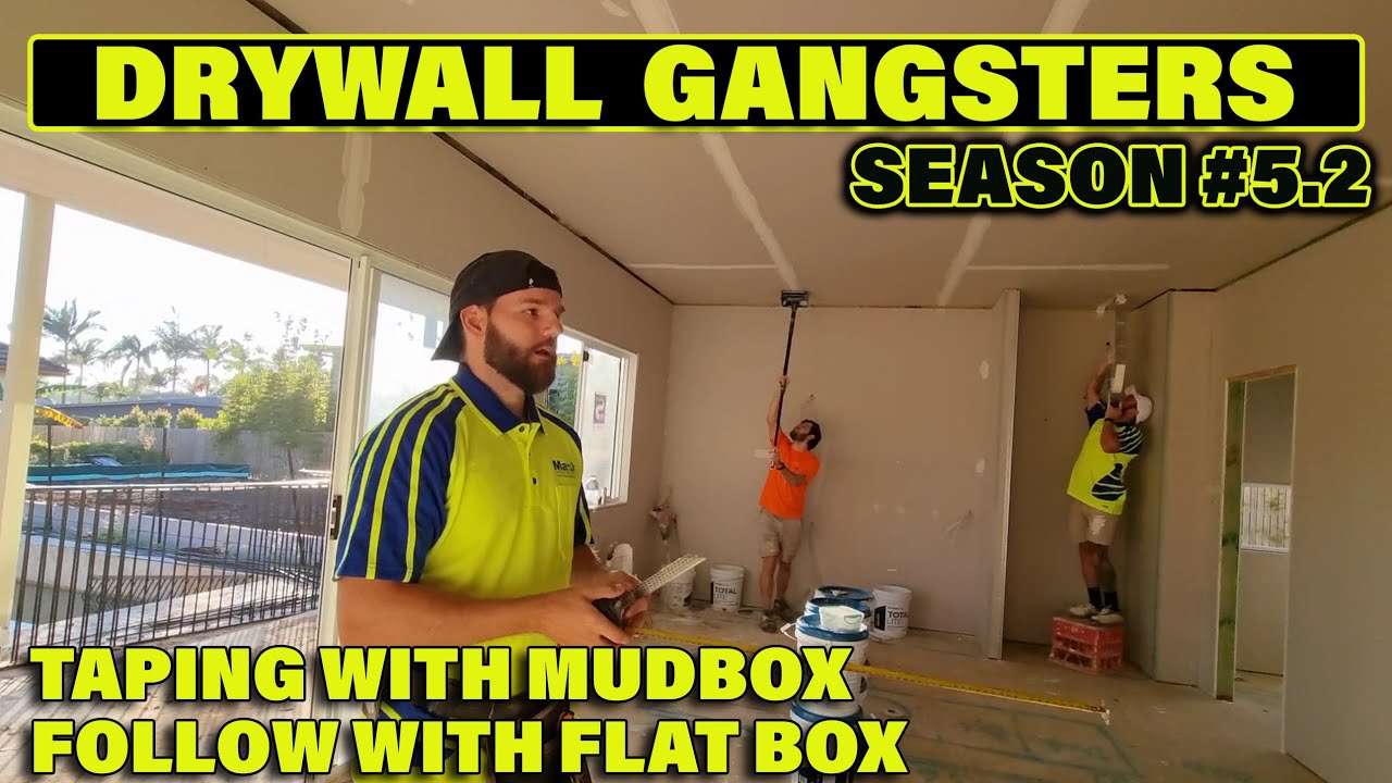Drywall Taping Tips using a TapePro Mud Box: Drywall Gangsters Season #5.2