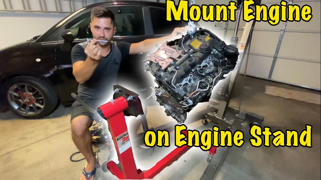 Mounting Engine on Engine Stand - BMW N20