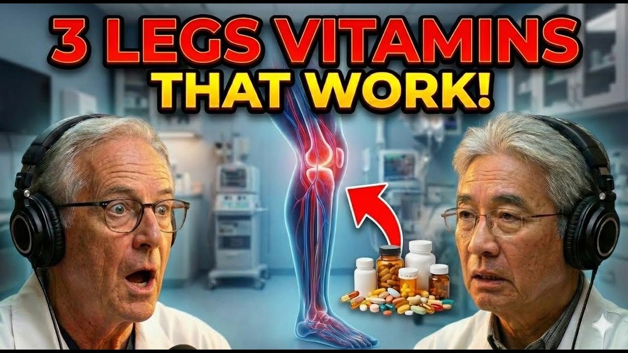 Всего 3 витамина для улучшения кровообращения в ногах! И витамины, которые вам не следует принимать!