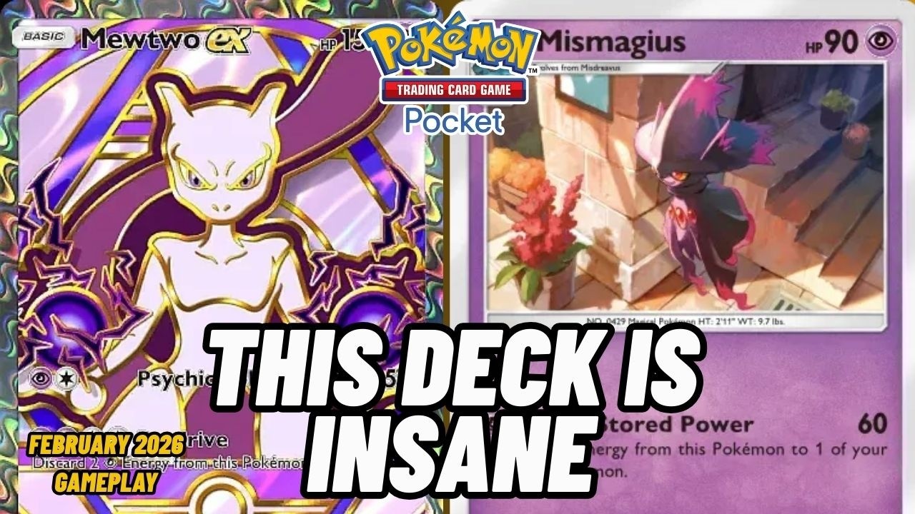 Mind Warp! MEWTWO ex & MISMAGIUS Hex the Meta! | Pokemon TCG Pocket