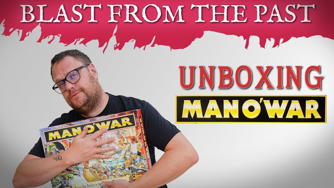 Unboxing Out Of Print MAN O'WAR From GAMES WORKSHOP