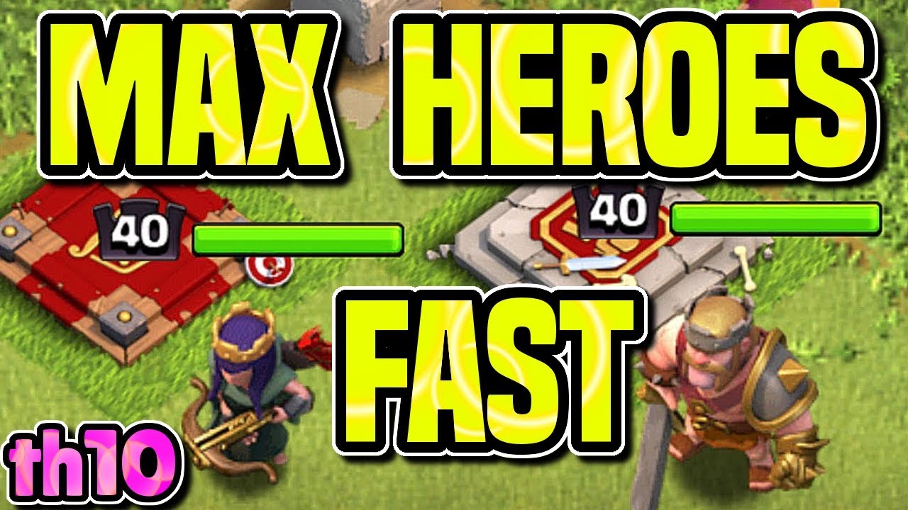 HOW TO MAX HEROES FAST | HERO UPGRADE GUIDE | MASS MINER DARK FARMING | Clash of Clans