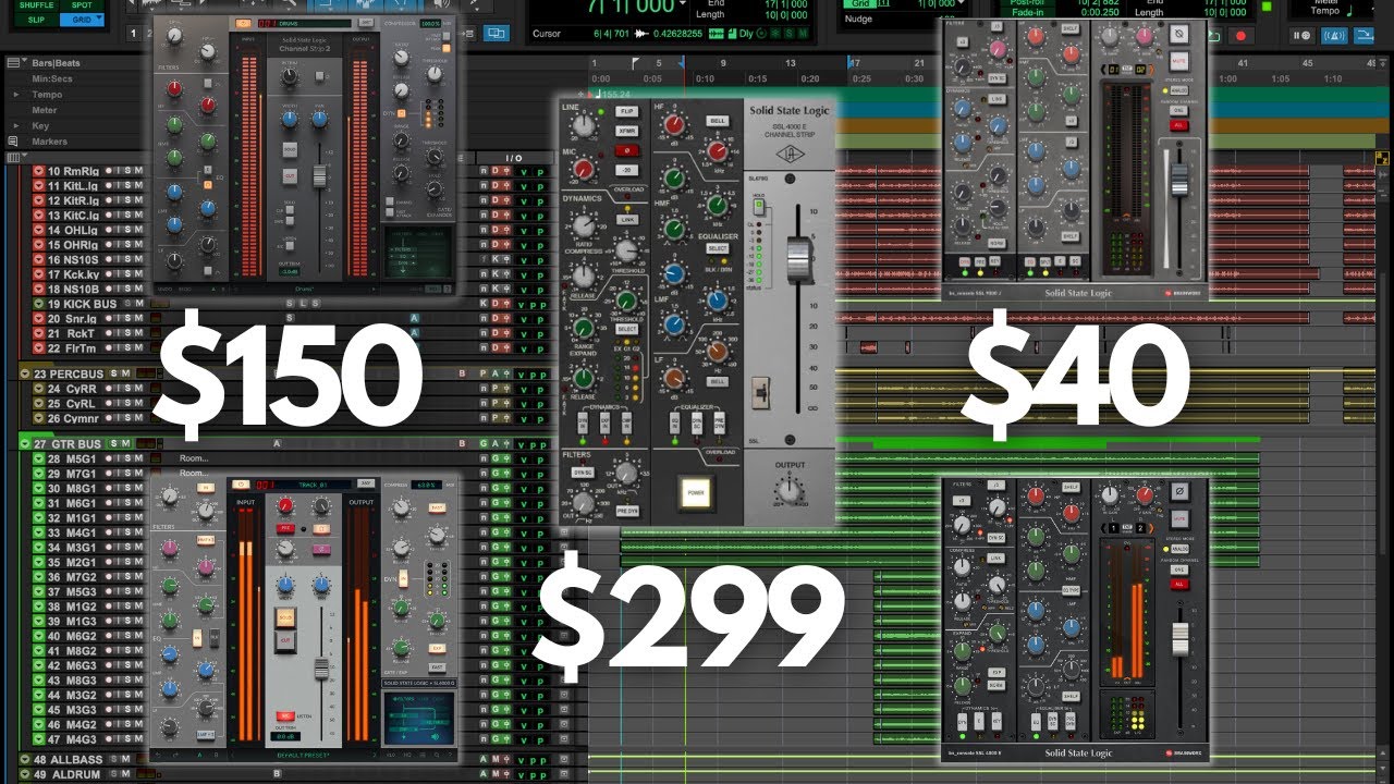 SSL Channel Strip Shootout, Who Did It Better?