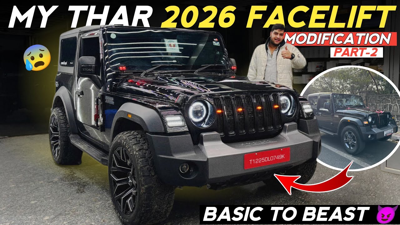 MY THAR LX RWD 2026 MODIFIED ✅ NEXT LEVEL MODIFICATION ✅ BASIC TO BEAST 😈 PART 2 ✅