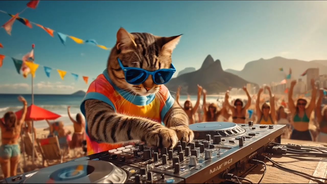 DJ MIAWW 🐾 Hypnotic Tech House 🌀 Beach Festival Mix | Sunny Grooves & Carnival Energy in Rio 🇧🇷
