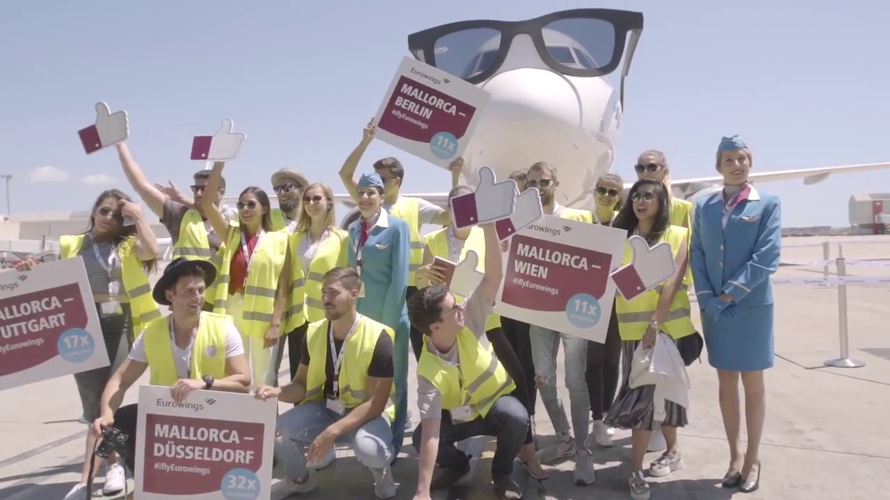 #EurowingsGoesMallorca: Eventflug EW6900