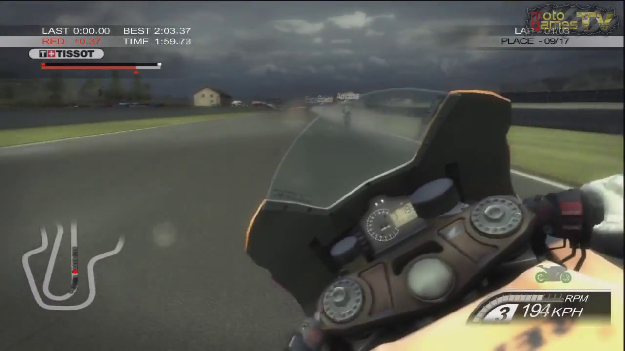 MotoGP 10/11 PS3 Demo - Race at Mugello (Rain)