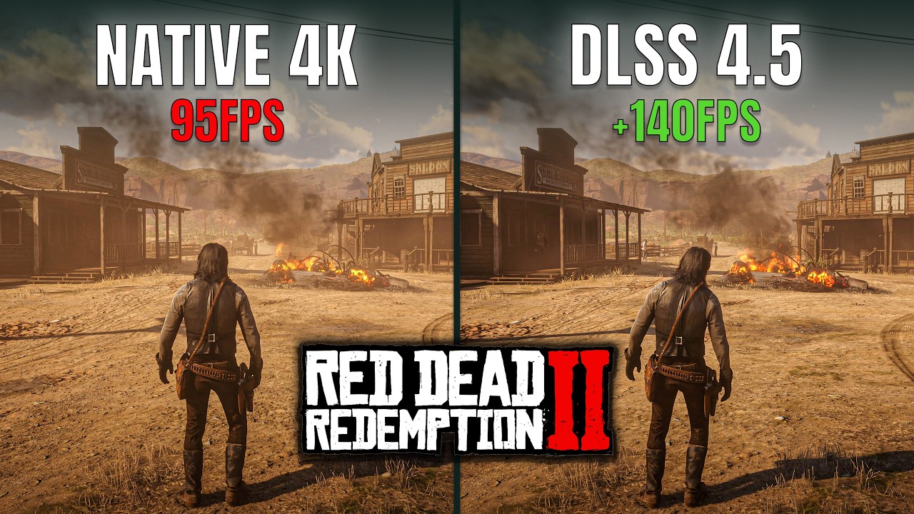 Red Dead Redemption 2 | Native 4K vs DLSS 4.5 | Graphics Comparison