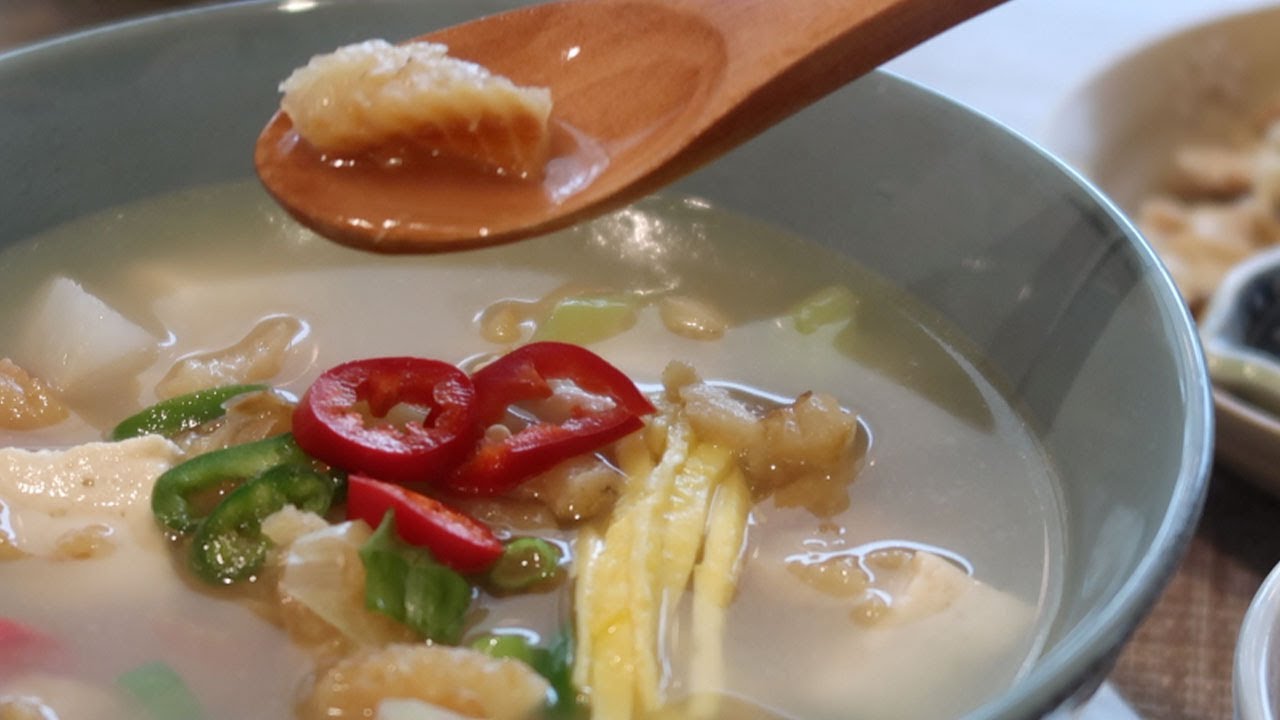 Korean dried pollock soup (Bukeoguk)