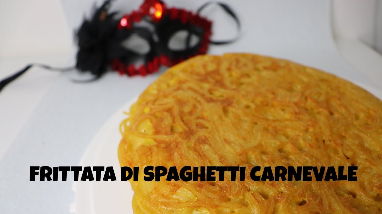 FRITTATA DI SPAGHETTI CON SALAME PICCANTE 🌶 RICETTA DI CARNEVALE TIPICA CALABRESE 🎭