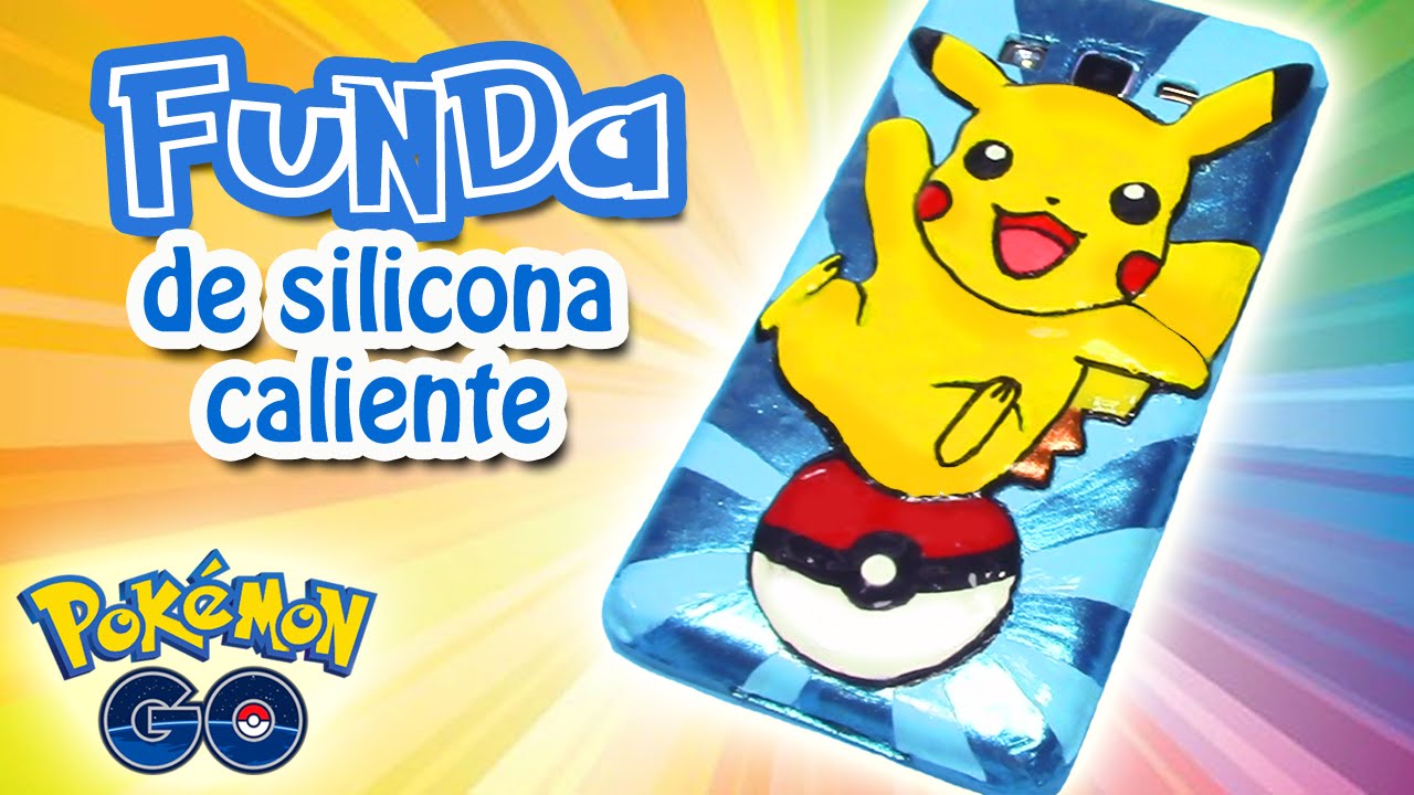 Manualidades: FUNDA de SILICONA CALIENTE Pokémon - Innova Manualidades