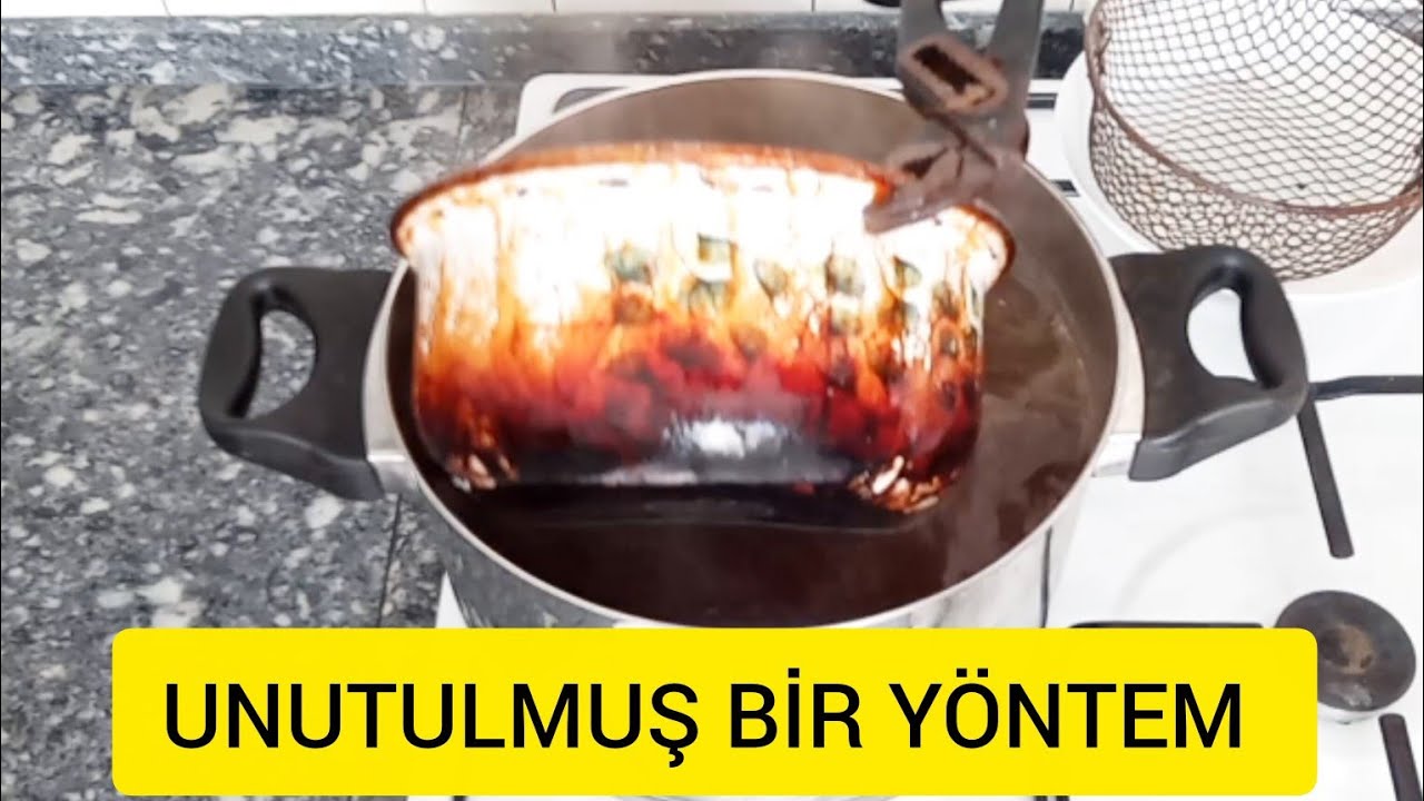 Unutulmuş Eski Bir Yanmış Tencere Temizleme Yöntemini Denedim! Sonuç İnanılmaz 😱