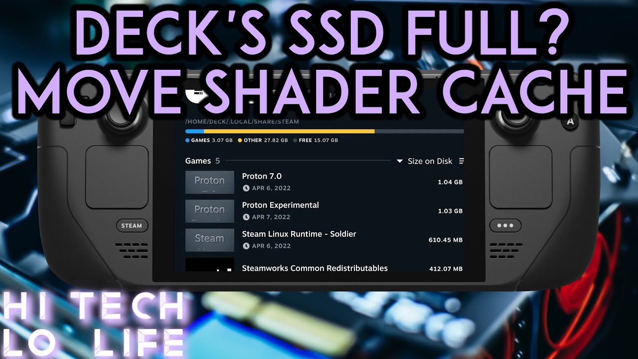 「Steam Deck」 The Truth about Moving Shader Cache to your Steam Deck's Micro SD Card