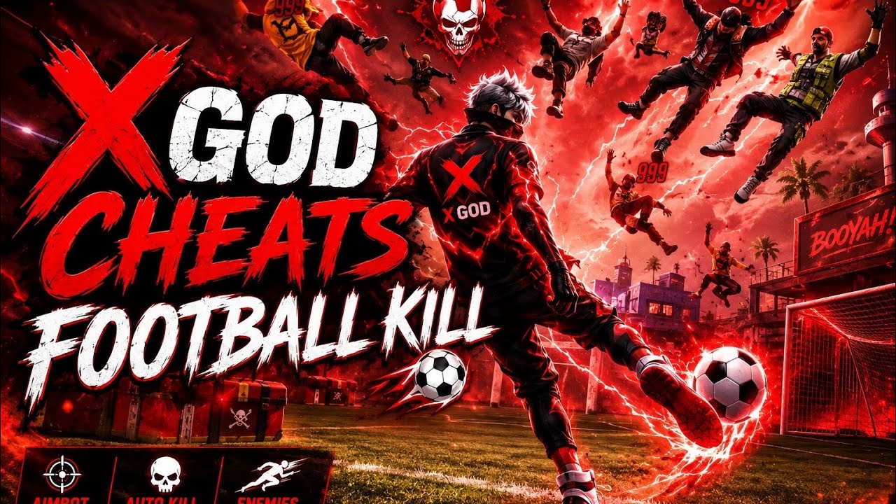 X GOD CHEATS FOOTBALL KILL🔥100%MAIN ID SAFE FF OB53☠️#freefirelive#antibanpanel#ffshorts#Xgod_cheats