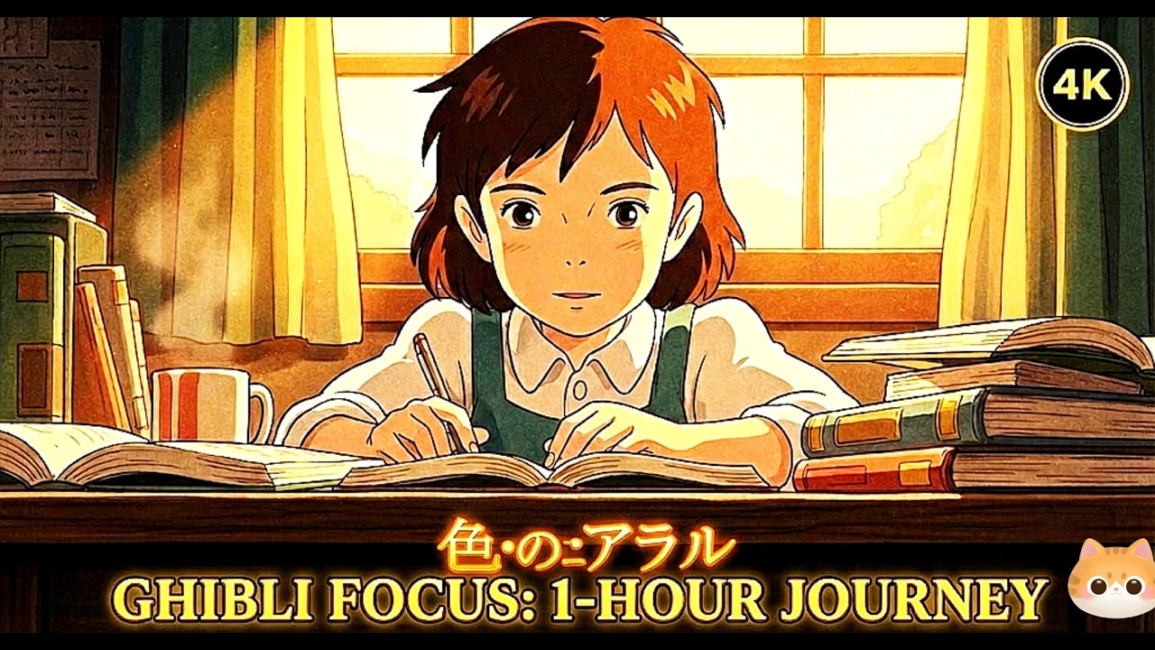 懐かしいジブリの風景 🍃 Relaxing Lofi-Ghibli (勉強用・睡眠用) [4K] (no ads)