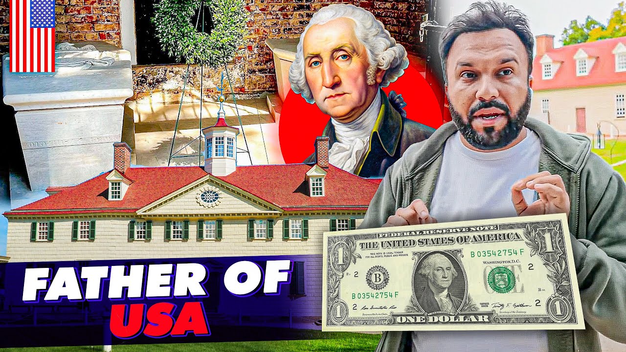 House, Museum & Grave of George Washington 🇺🇸 First President & Father of United States