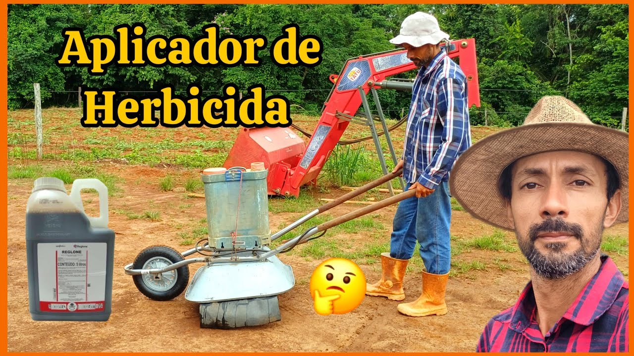 Como fazer carrinho para aplicação de herbicidas em jato dirigido. 