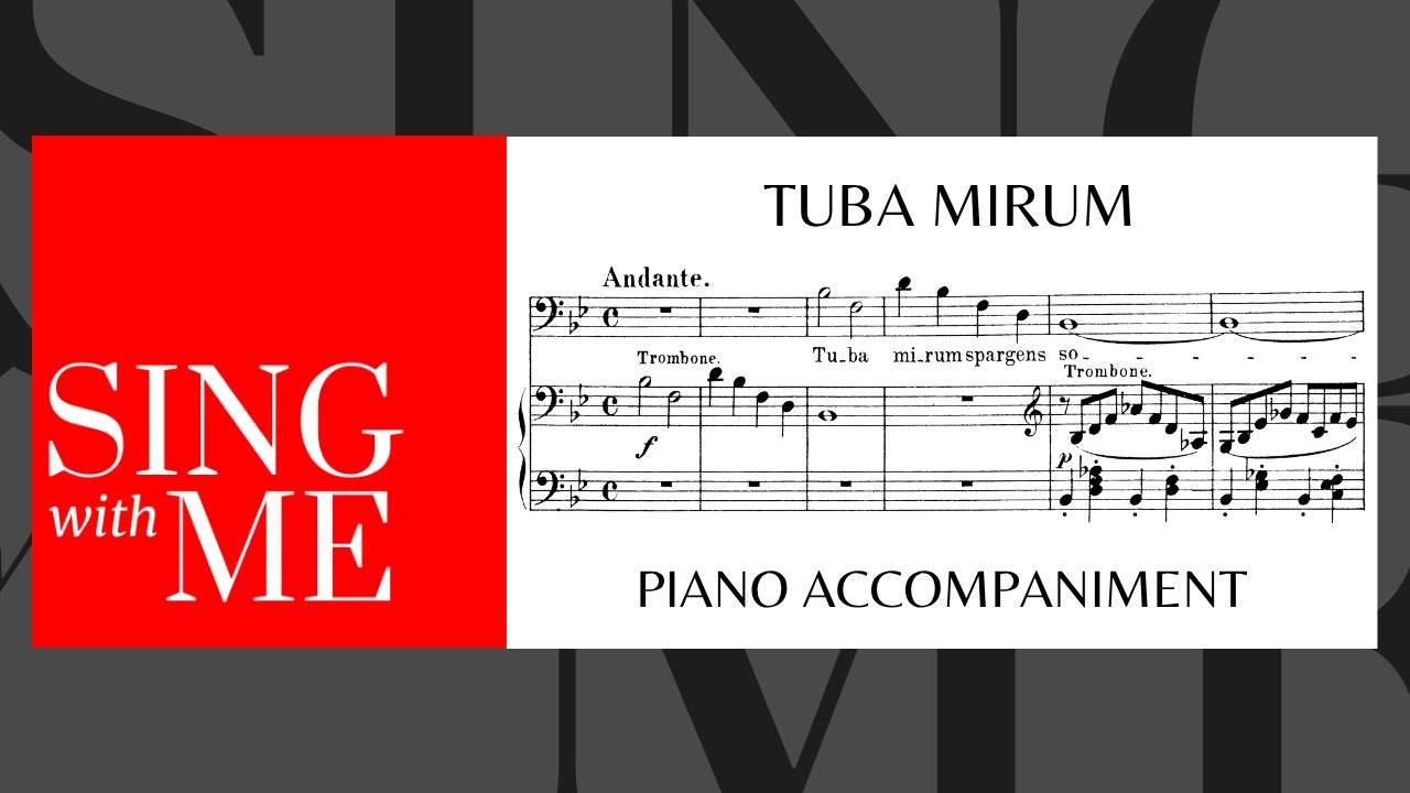 Tuba mirum - Accompaniment - Mozart - Requiem