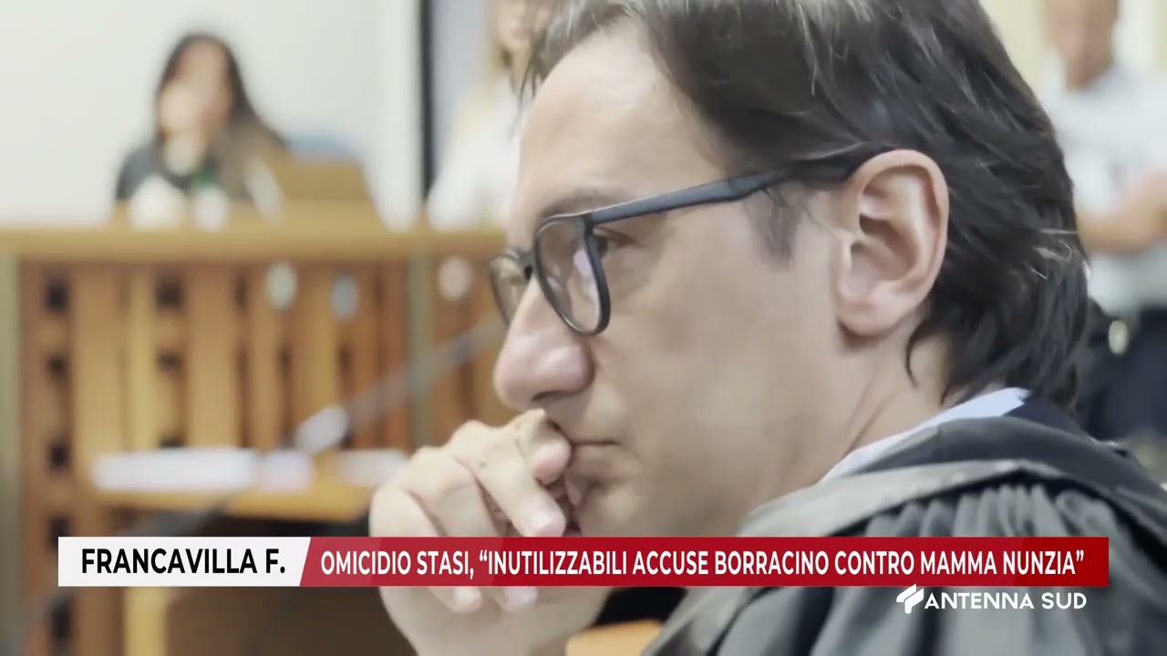 16 OTTOBRE 2024   FRANCAVILLA F NA BR   OMICIDIO STASI, INUTILIZZABILI ACCUSE BORRACINO CONTRO MAMMA