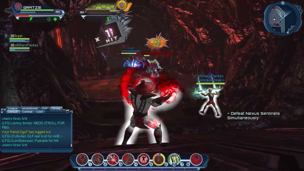 DCUO - Nexus of Reality - Rage DPS - 3 men - smokebreak