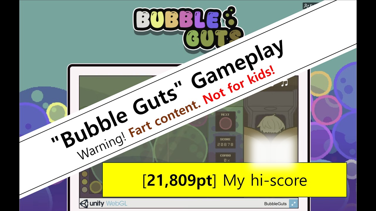 [21,809pt] My hi-score | BubbleGuts by MalodorousGames | 2026 02 17 | 13x lv10