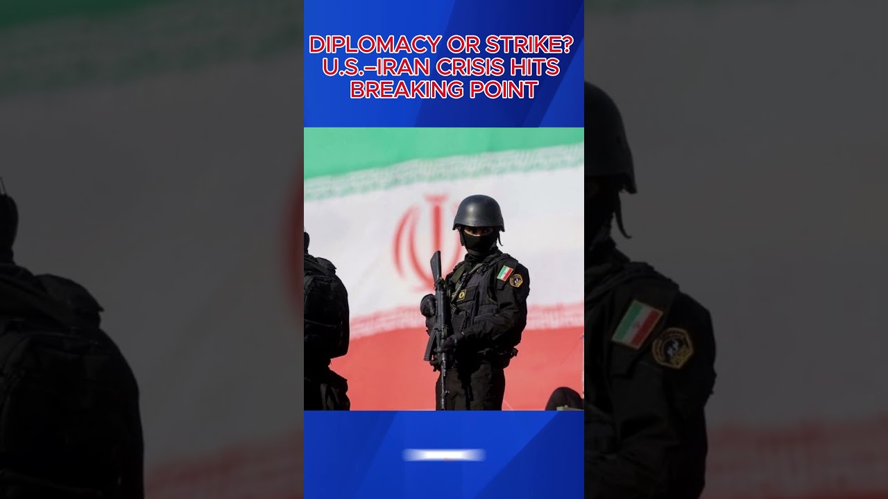 DIPLOMACY OR STRIKE? U.S.–IRAN CRISIS HITS BREAKING POINT