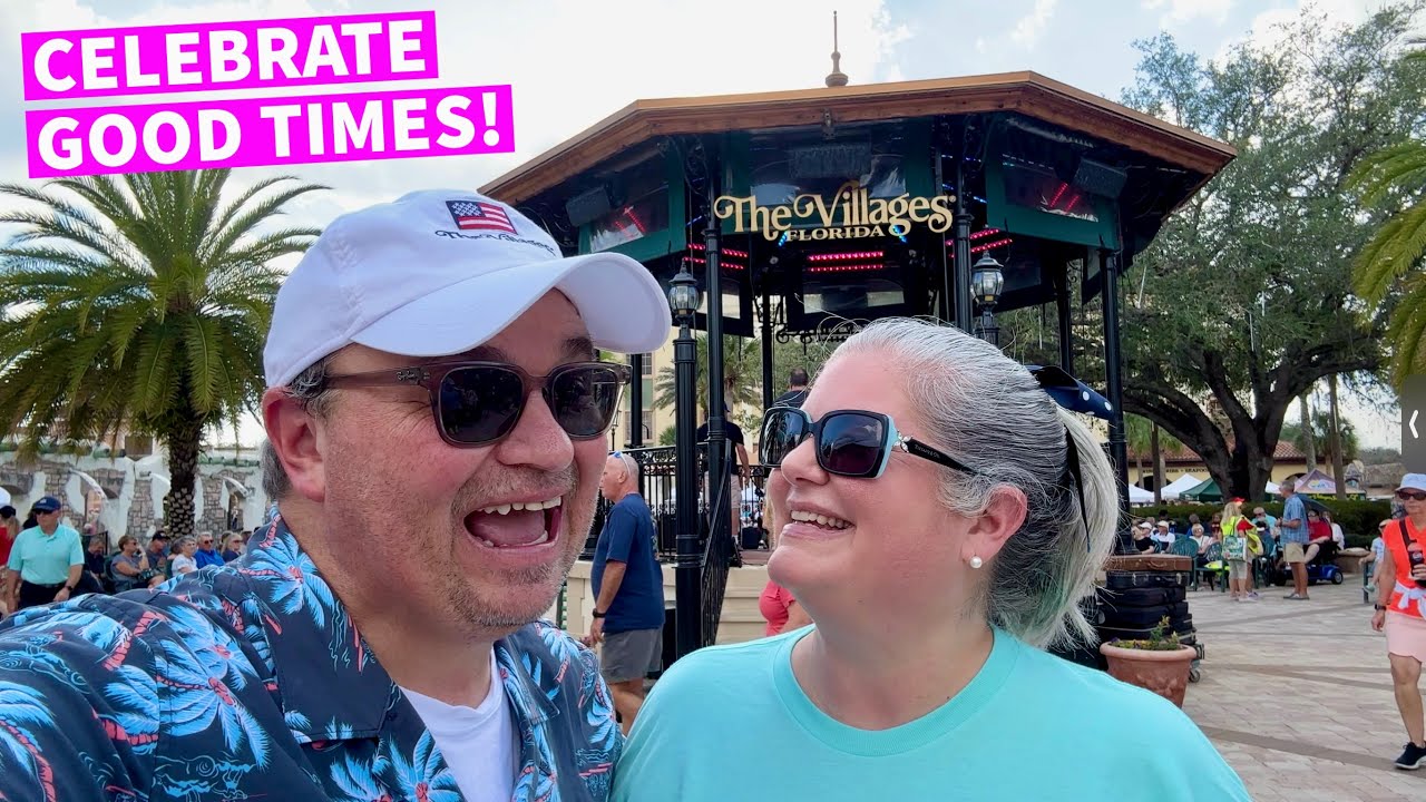 Party Time in The Villages Florida 2024! (Spanish Springs Town Square 30th Celebration)