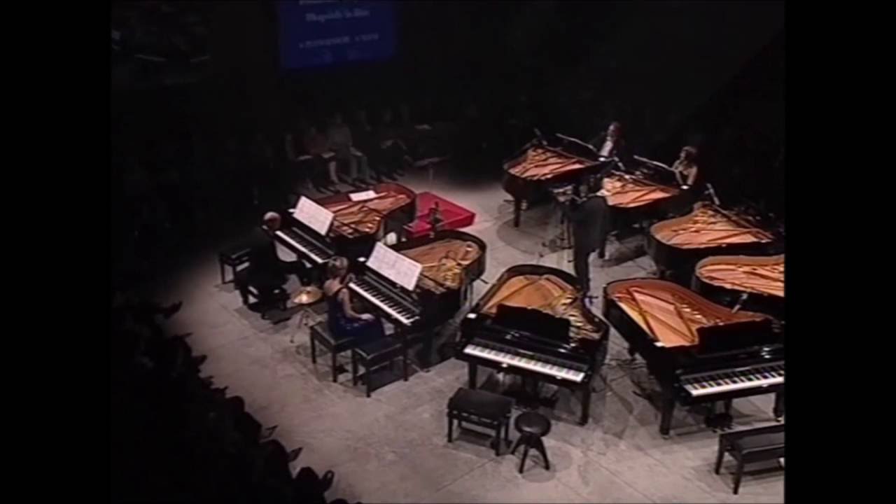 Baynov Piano Ensemble performs G.Gershwin / T.Baynov - Rhapsody in Blue for 4 Pianos / 8 Hands
