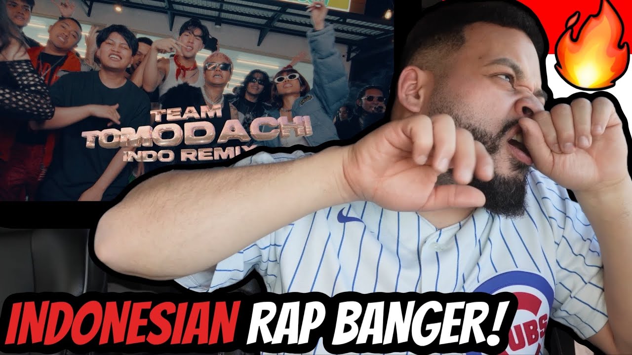 チーム友達 | TEAM TOMODACHI (INDONESIA REMIX) 🇮🇩 | REACTION!