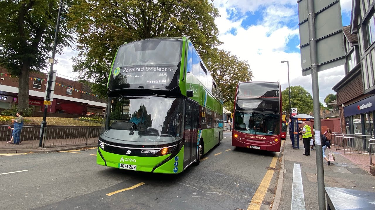 *ABSOLUTE SEND!* Arriva Midlands DM01-MD AR74 ZEB Alexander Dennis Enviro 400 EV 110 to Birmingham