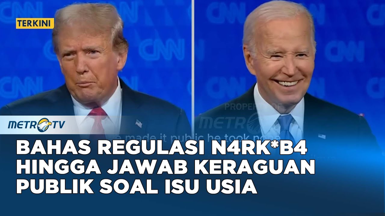 Panas! Adu Argumen Biden VS Trump di Debat Capres AS