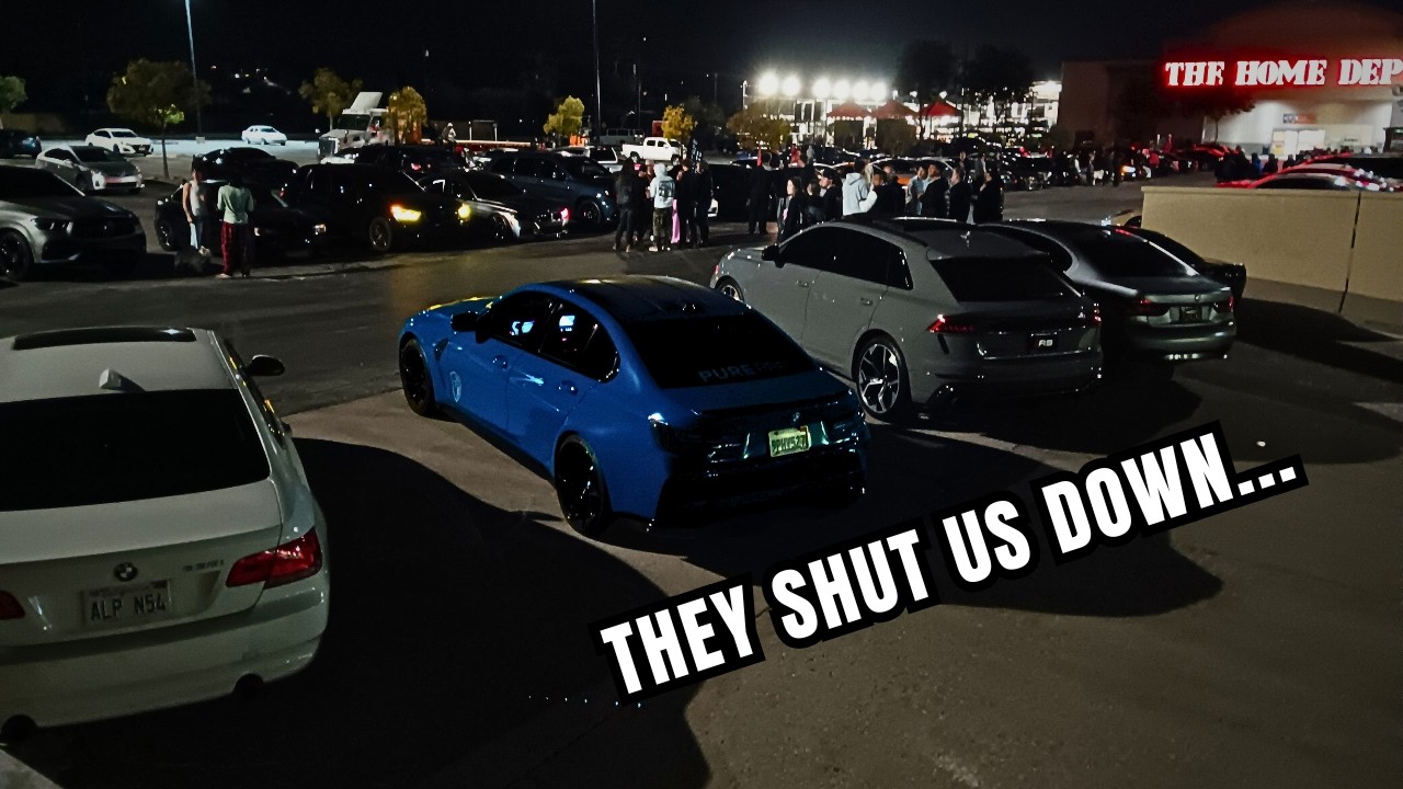 Car Meet Got Shut Down by Cops TWICE... It Got Crazy!!!