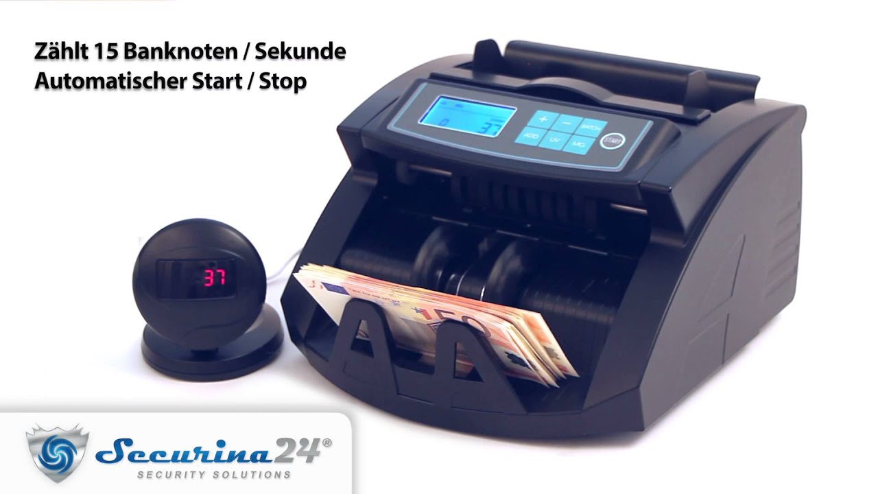 Securina24 Geldz&auml;hlmaschine SR-3750 LCD