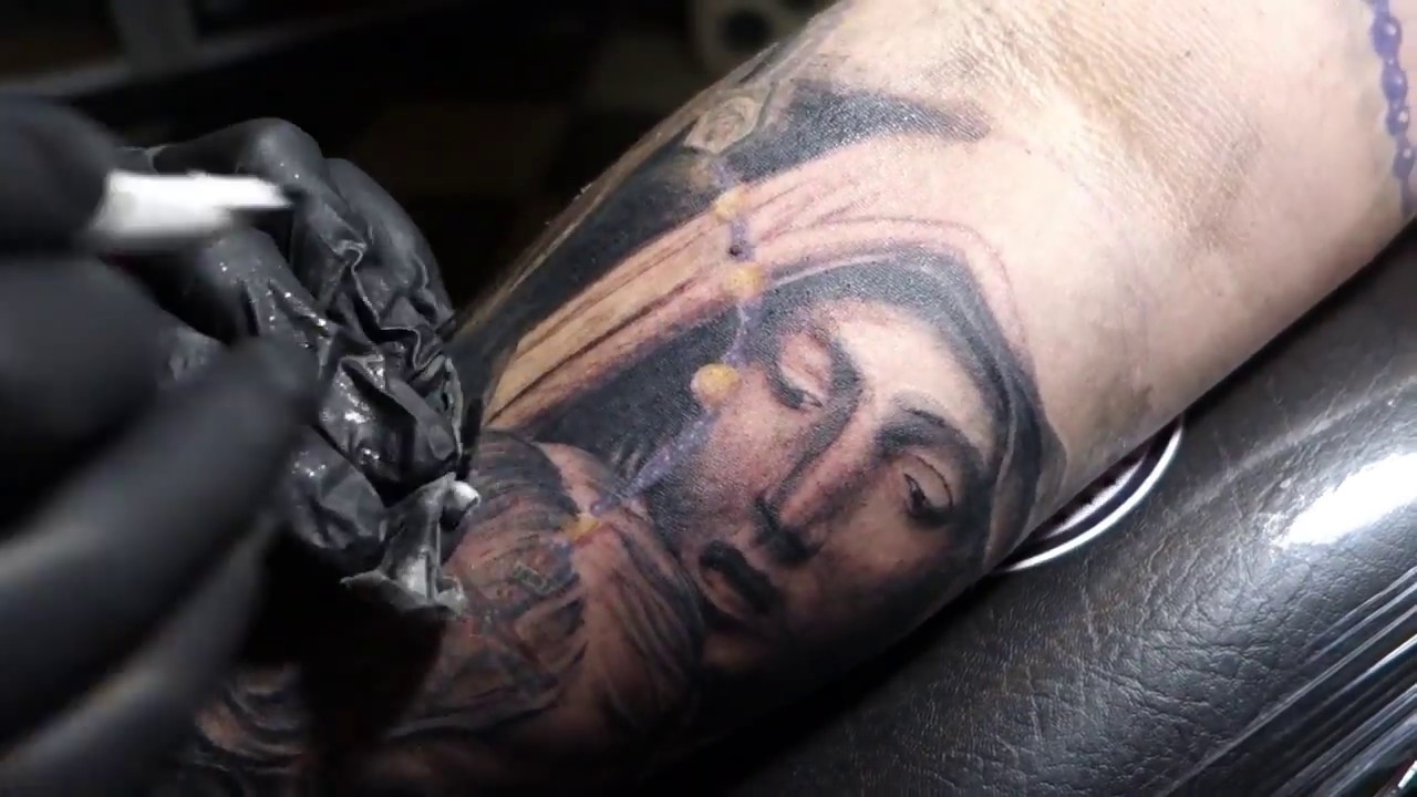 Time-lapse black and gray tattoo- DICE CEBALLOS