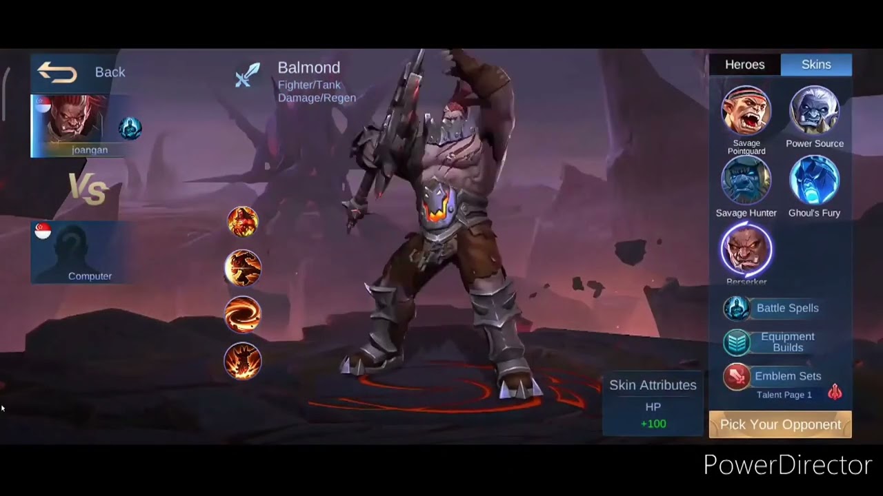 MLBB Balmond. Sound redesign