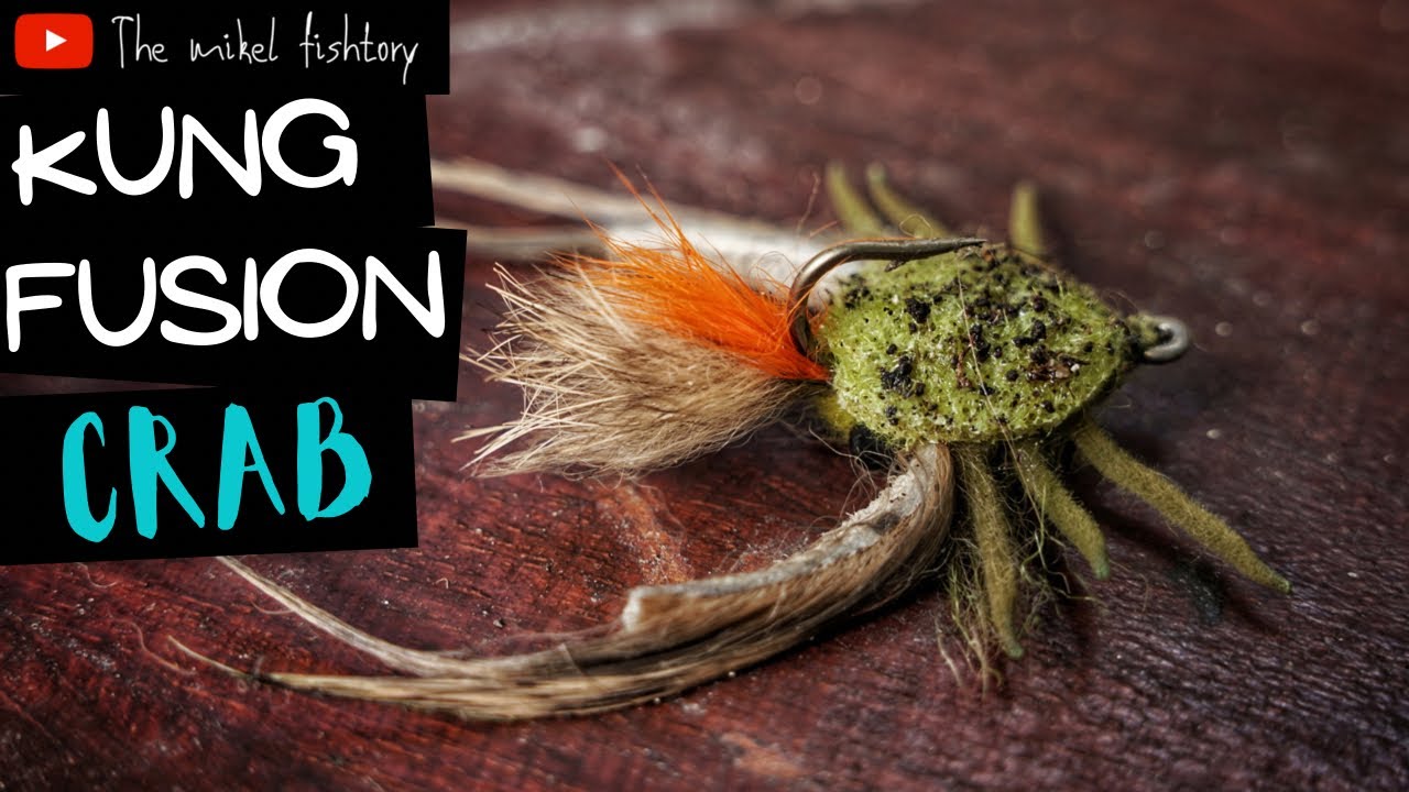 [CATCH BIG PERMIT] [KUNG FU STONE CRAB] SALTWATER FLY PATTERN..