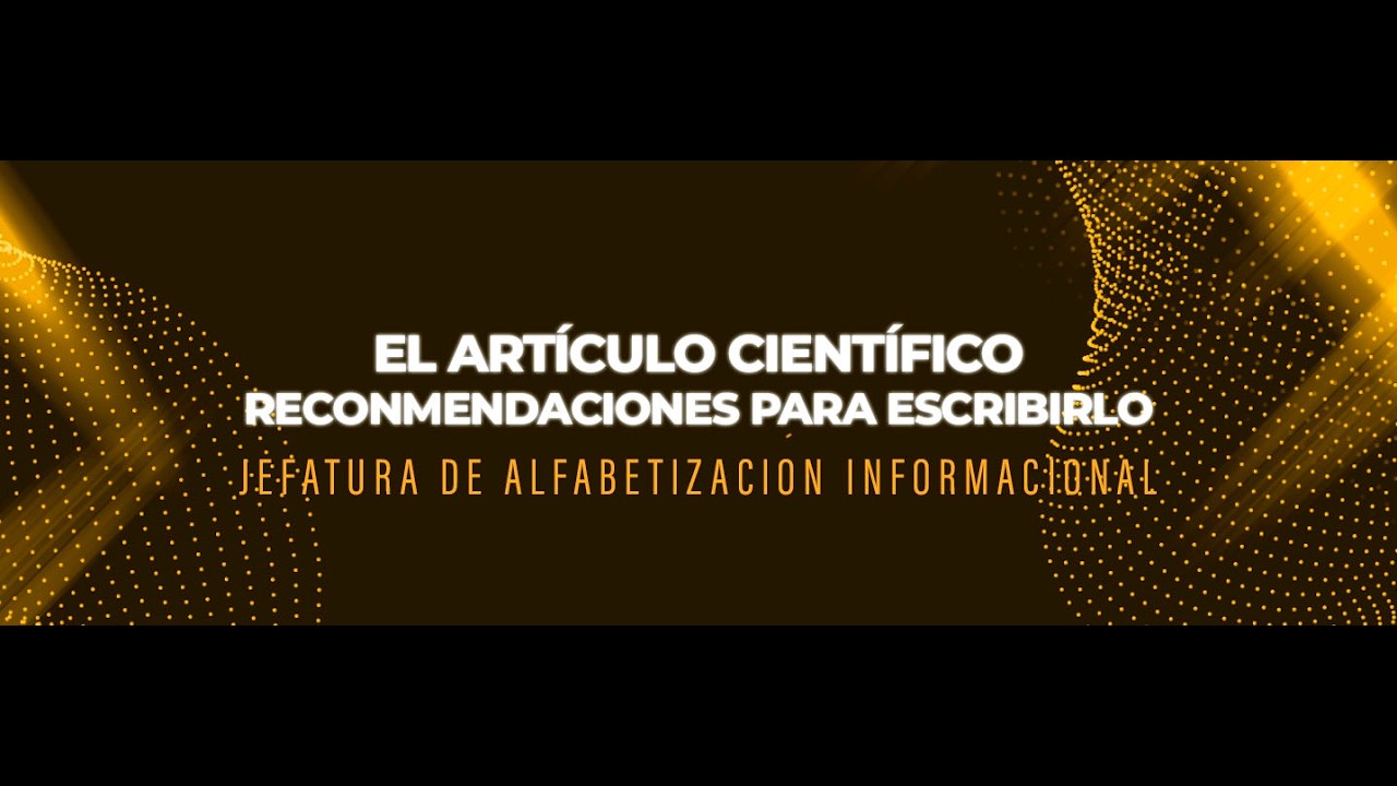 260213 | Recomendaciones para redactar un artículo de investigación | Cs. Políticas y Sociales